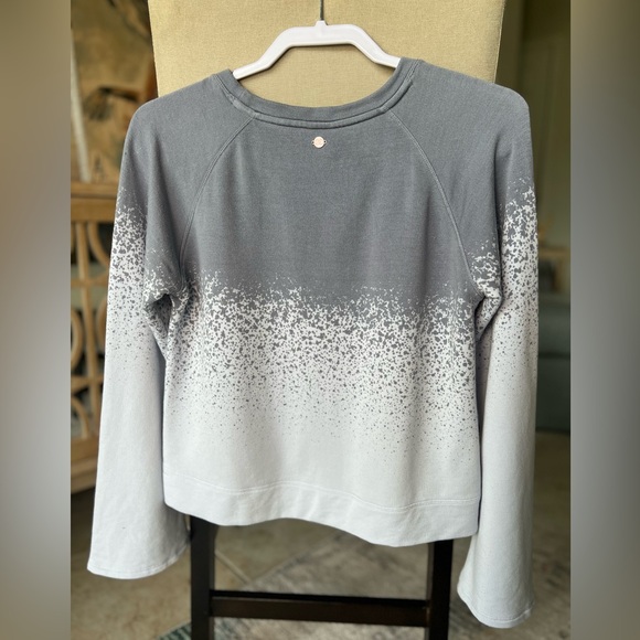 CALIA by Carrie Underwood Gradient Crewneck Sweatshirt with Zippers - Size Small - Picture 3 of 8